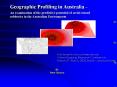 Geographic Profiling in Australia PowerPoint PPT Presentation