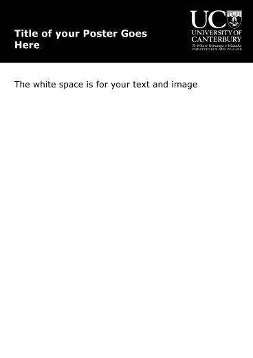 Title of your Poster Goes Here