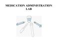 MEDICATION ADMINISTRATION LAB PowerPoint PPT Presentation