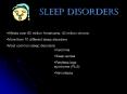 Sleep Disorders PowerPoint PPT Presentation