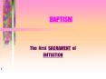 BAPTISM PowerPoint PPT Presentation