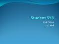 Student SYB PowerPoint PPT Presentation