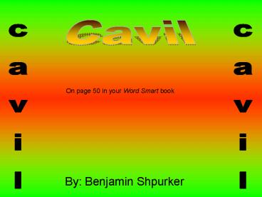 By: Benjamin Shpurker