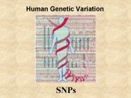 Human Genetic Variation