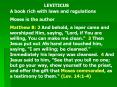 LEVITICUS PowerPoint PPT Presentation