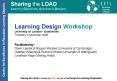 Learning Design Workshop PowerPoint PPT Presentation