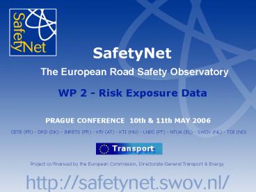 SafetyNet WP2