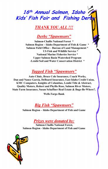 16th Annual Salmon, Idaho