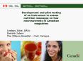 Development and pilot testing of an instrument to assess nutrition messages on four micronutrients in Canadian magazines PowerPoint PPT Presentation