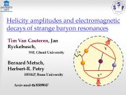 Helicity amplitudes and electromagnetic decays of strange baryon resonances