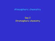 Atmospheric chemistry
