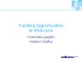 Funding Opportunities at Wellcome PowerPoint PPT Presentation