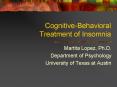 Cognitive-Behavioral Treatment of Insomnia PowerPoint PPT Presentation