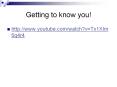 Getting%20to%20know%20you! PowerPoint PPT Presentation