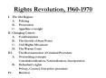 Rights Revolution, 19601970 PowerPoint PPT Presentation