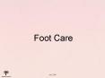 Foot Care PowerPoint PPT Presentation