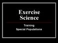Exercise Science PowerPoint PPT Presentation