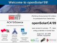 Welcome to openSolar09 PowerPoint PPT Presentation