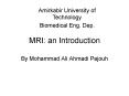 MRI: an Introduction PowerPoint PPT Presentation