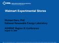 Walmart Experimental Stores PowerPoint PPT Presentation