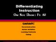 Differentiating Instruction One Size Doesnt Fit All PowerPoint PPT Presentation