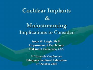 Cochlear Implants