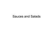 Sauces and Salads