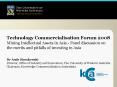 Technology Commercialisation Forum 2008 PowerPoint PPT Presentation