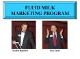 FLUID MILK MARKETING PROGRAM PowerPoint PPT Presentation