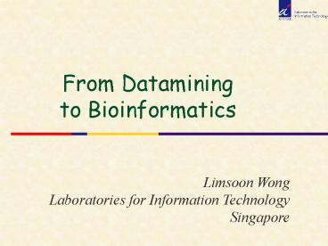talk in bioitworld2002