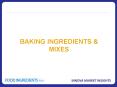 Baking Ingredients PowerPoint PPT Presentation