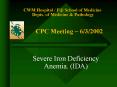 CWM Hospital Fiji School of Medicine Depts' of Medicine PowerPoint PPT Presentation