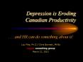 Depression is Eroding Canadian Productivity PowerPoint PPT Presentation