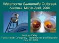 Waterborne Salmonella Outbreak Alamosa, March-April, 2008 PowerPoint PPT Presentation
