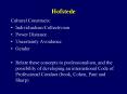 Hofstede PowerPoint PPT Presentation