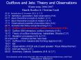 Outflows and Jets: Theory and Observations PowerPoint PPT Presentation