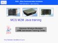 MCS M2M Java training PowerPoint PPT Presentation