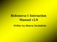 Robonova-1 Instruction Manual v2.0 PowerPoint PPT Presentation