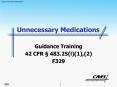 Unnecessary Medications PowerPoint PPT Presentation