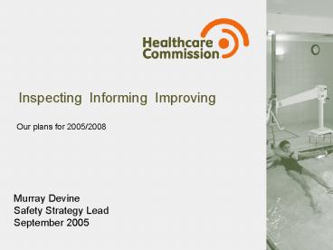 Our plans for 20052008