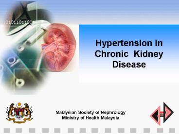 hypertension and CRF