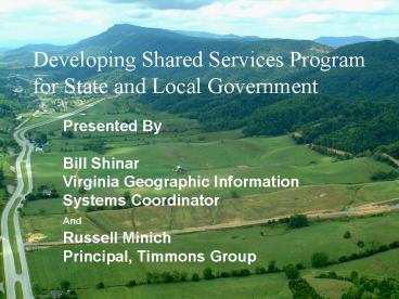 Shortlist presentation