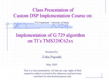 presentation player overlay