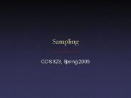 Sampling
