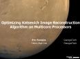Optimizing Katsevich Image Reconstruction Algorithm on Multicore Processors PowerPoint PPT Presentation