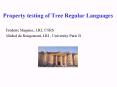 Property testing of Tree Regular Languages PowerPoint PPT Presentation