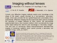 Imaging without lenses