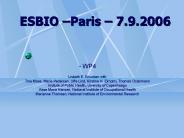 ESBIO Paris 7'9'2006