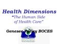 Health Dimensions PowerPoint PPT Presentation
