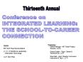 Thirteenth Annual PowerPoint PPT Presentation